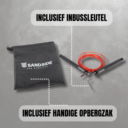 Sandside - Professioneel Crossfit & Fitness Springtouw – Jump Rope – Speedrope