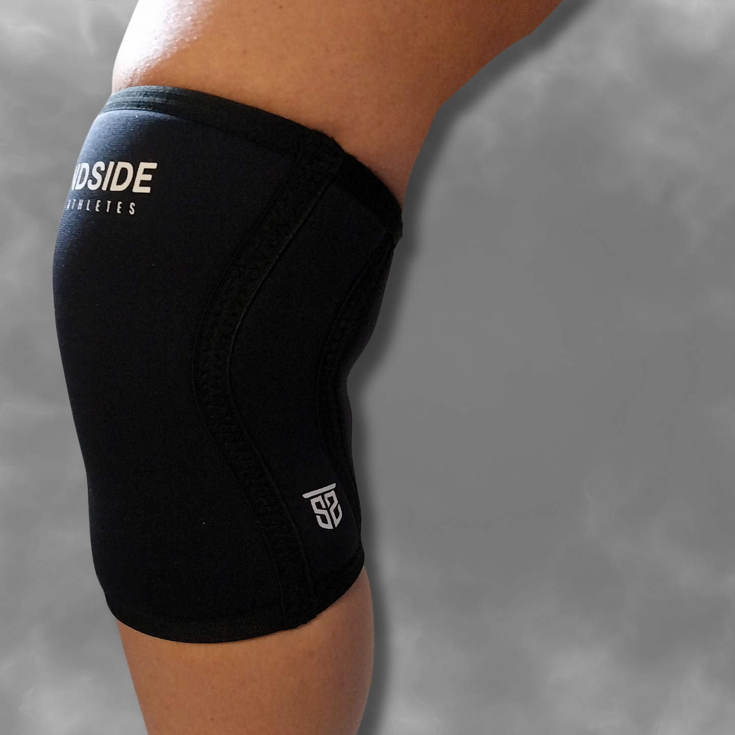 Sandside Knee Sleeves Powerlifting - 7 MM Neopreen Zwart