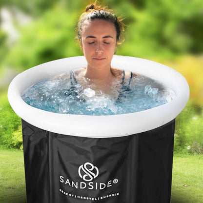 Sandside Ice Bath XL 2023 – faltbare Badewanne – Eisbad – Badewanne für Erwachsene – Badeeimer – faltbare Badewanne – Wim Hof